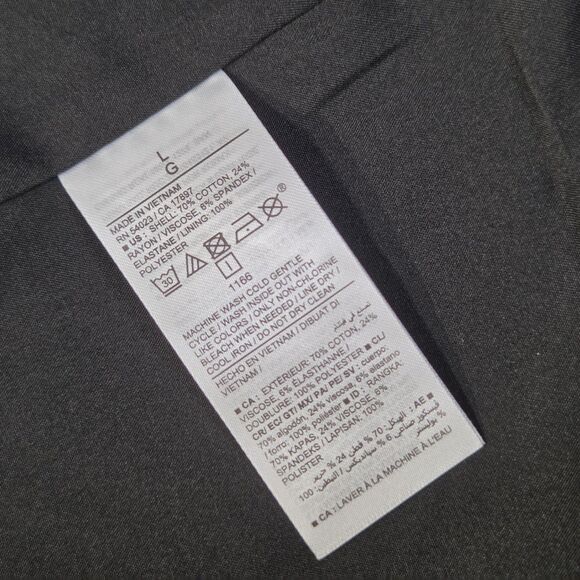 Old Navy Blazer Womens Large Black Single Button Lined Workwear Career Office - Picture 6 of 8